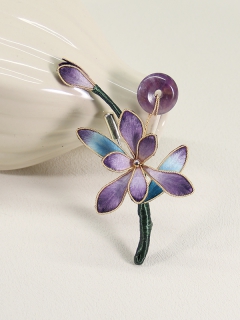 【条码价:154】木槿胸针250700056