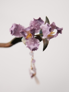 【条码价:165】鸢尾发簪250700043